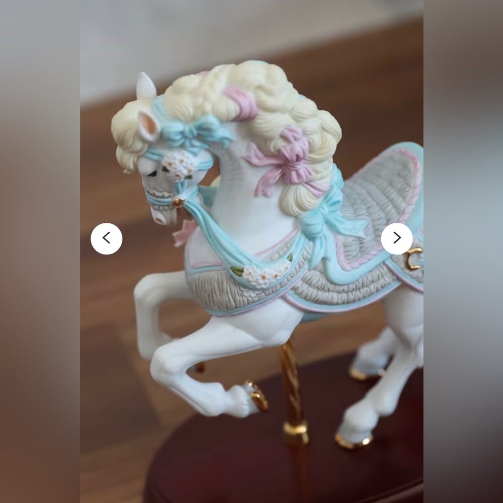 1987 LENOX Porcelain Carousel Animal Collection Made In Japan